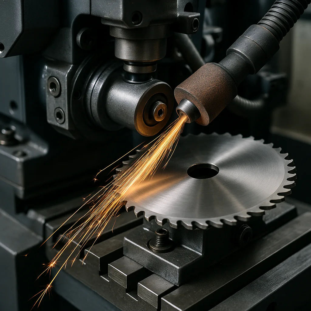 cnc grinding of doner knife blades